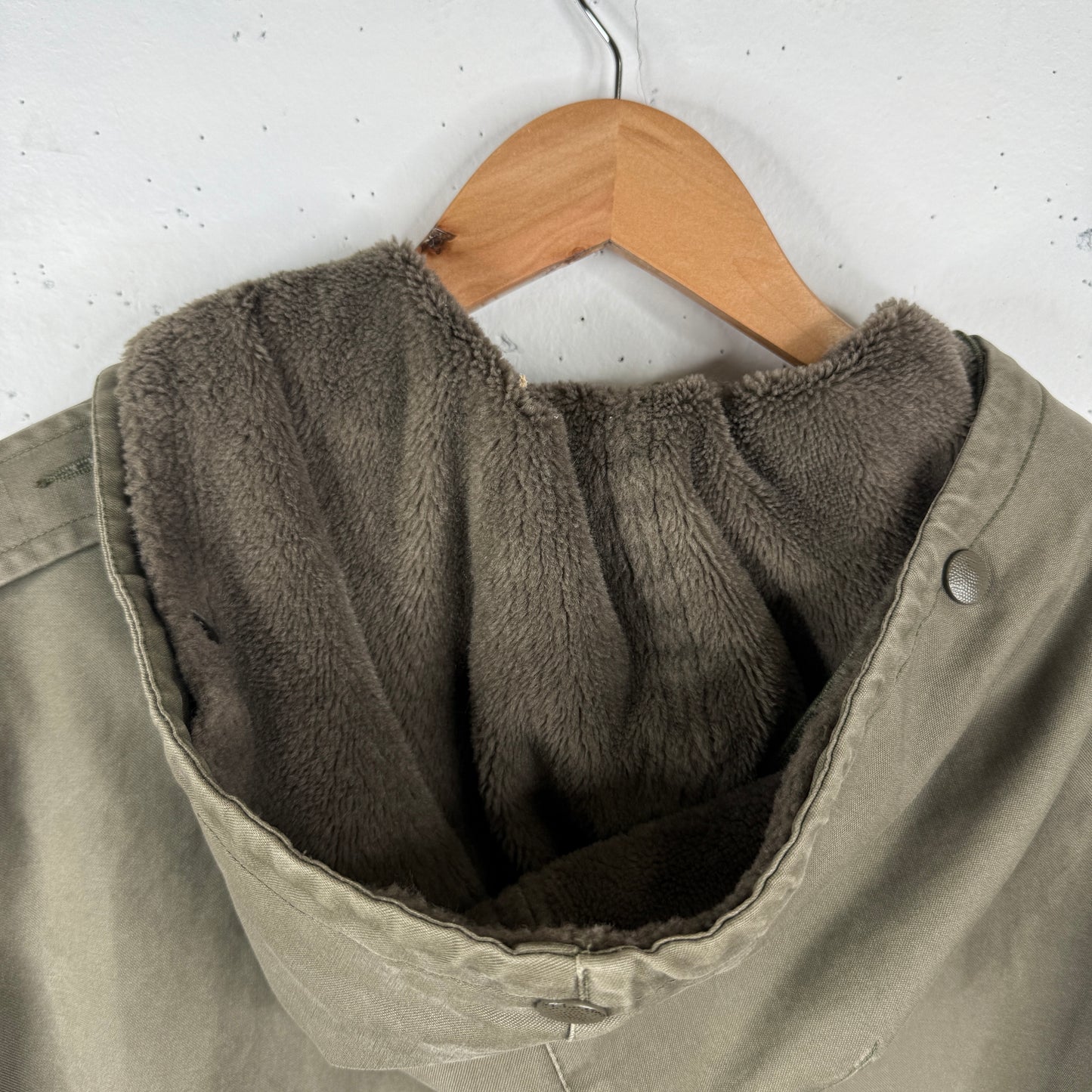Scharrer Untergriesbach 1979 Army Parka Germany Chore Coat Sherpa Liner Mod Coat