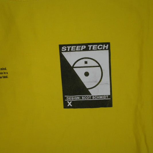 The Northface U Steep Tech Lighting Long Sleeve Yellow Mens XL