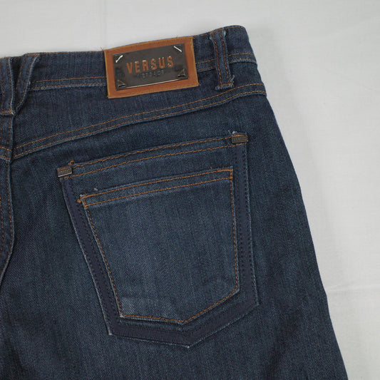 Versus Versace Jeans Italy Made Dark Wash Waist 34