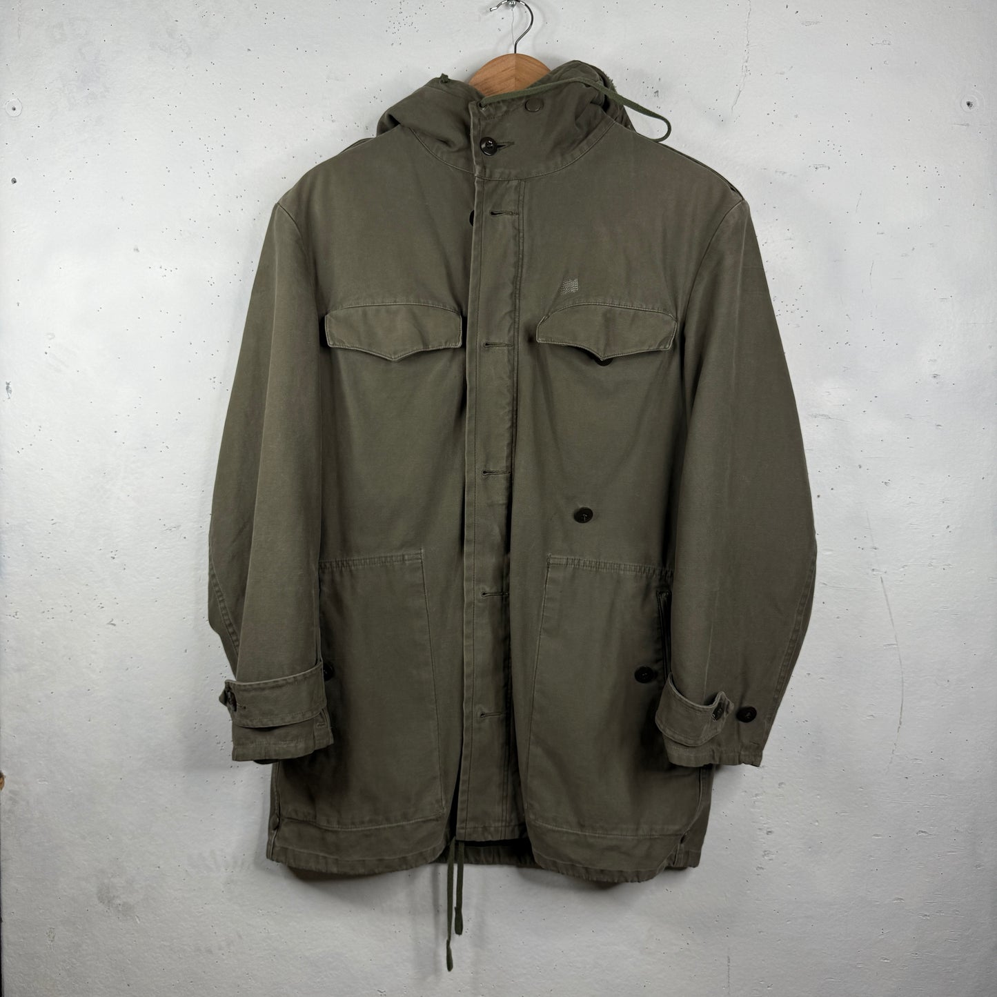 Scharrer Untergriesbach 1979 Army Parka Germany Chore Coat Sherpa Liner Mod Coat