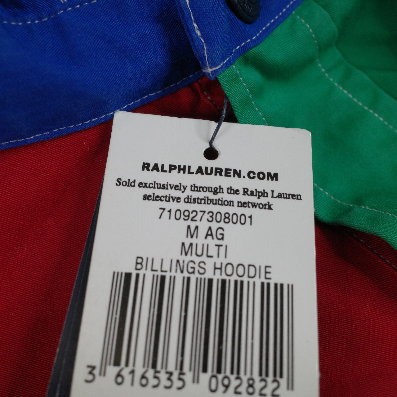 Polo Sport Ralph Lauren RLPC67 Saranac Lake P-93 Hoodie Colorblock Large NWT