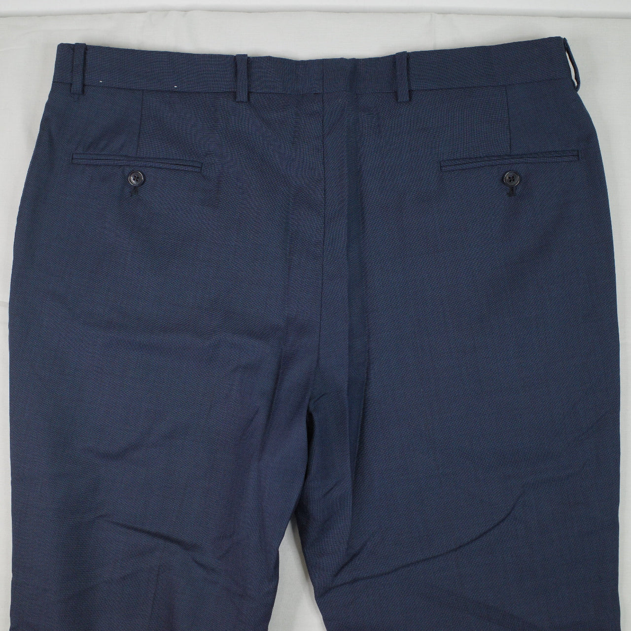 Tommy Hilfiger Mens 100% Wool Suit Pants Flat Front 38x30 Navy