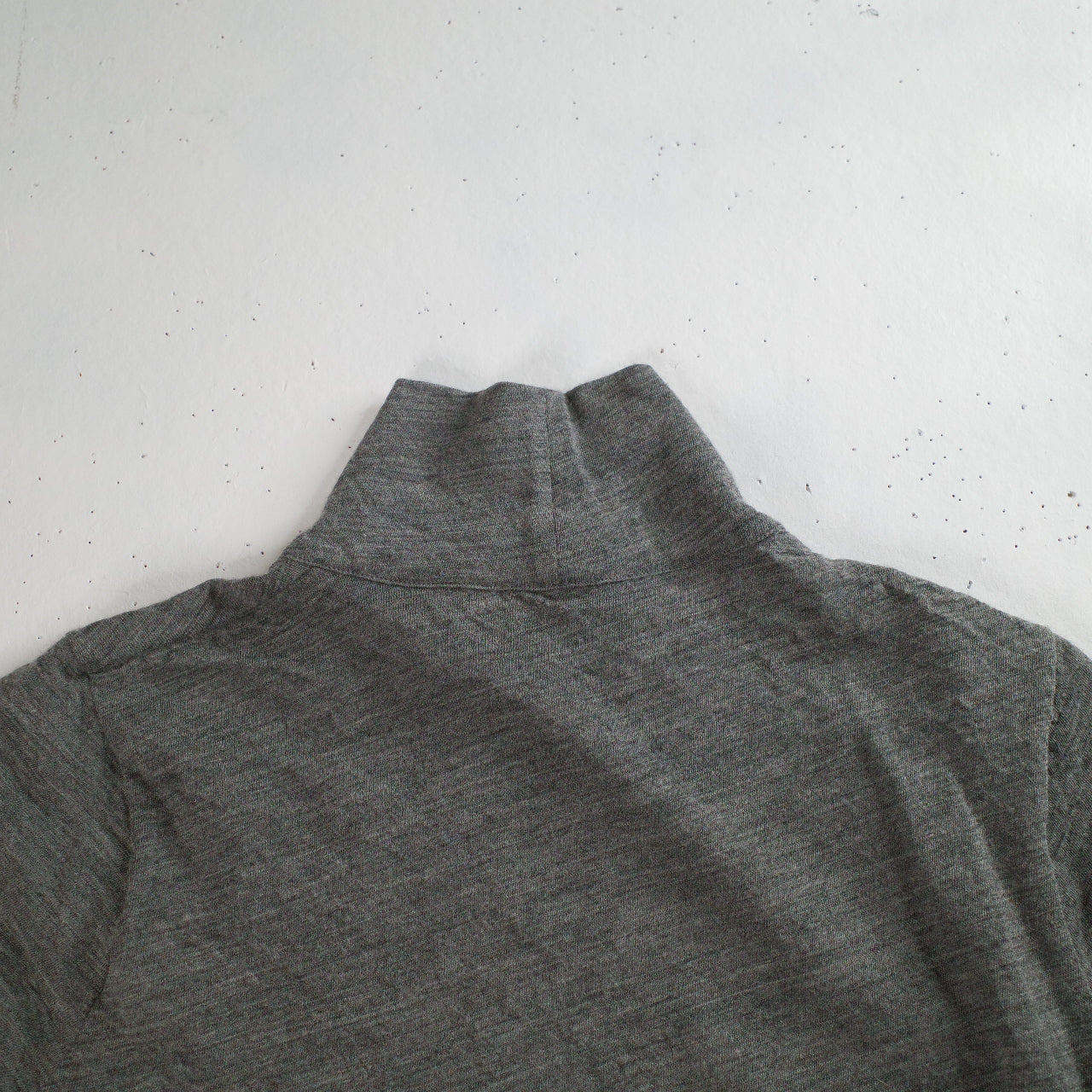 Jil Sander Mock Neck Grey Turtleneck Sweater Jumper Size 42