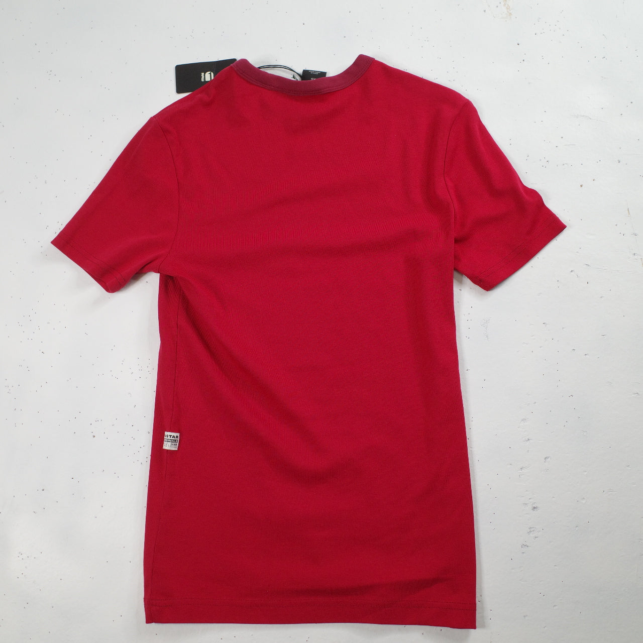 G-STAR Womens Slim Fit Graphic T-Shirt Top Chilli Red XS Short Sleeve New