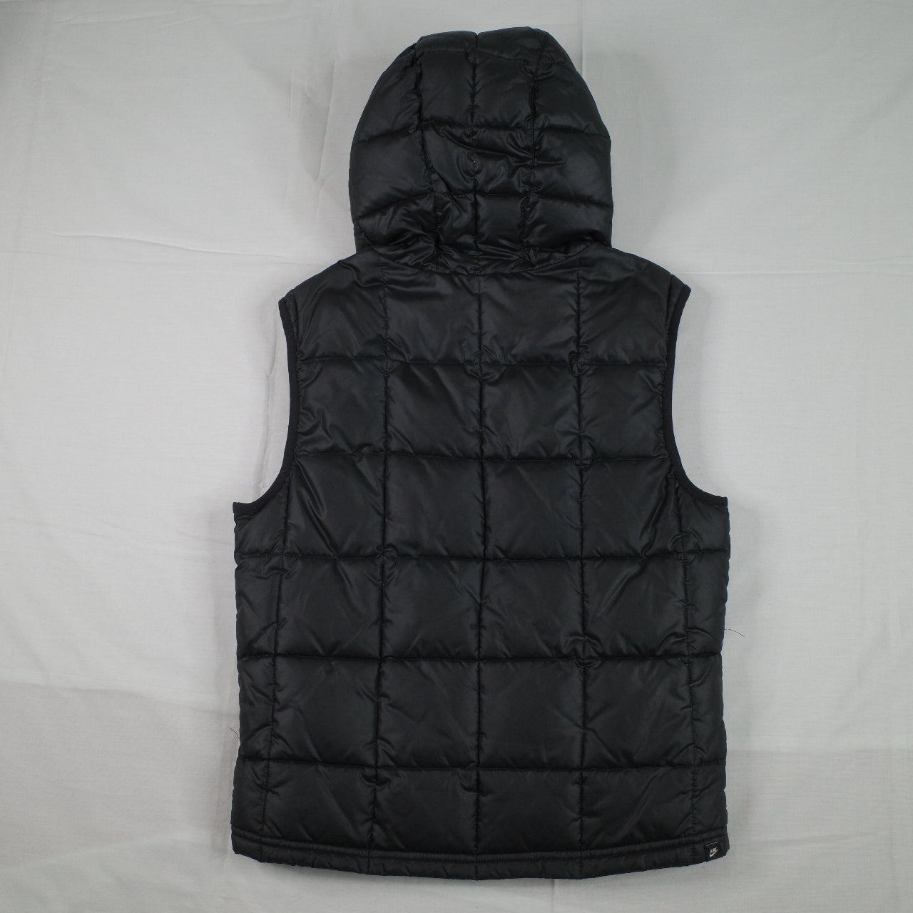 Vintage Nike Sportswear Puffer Vest Quilted Grey Tag Womens Small