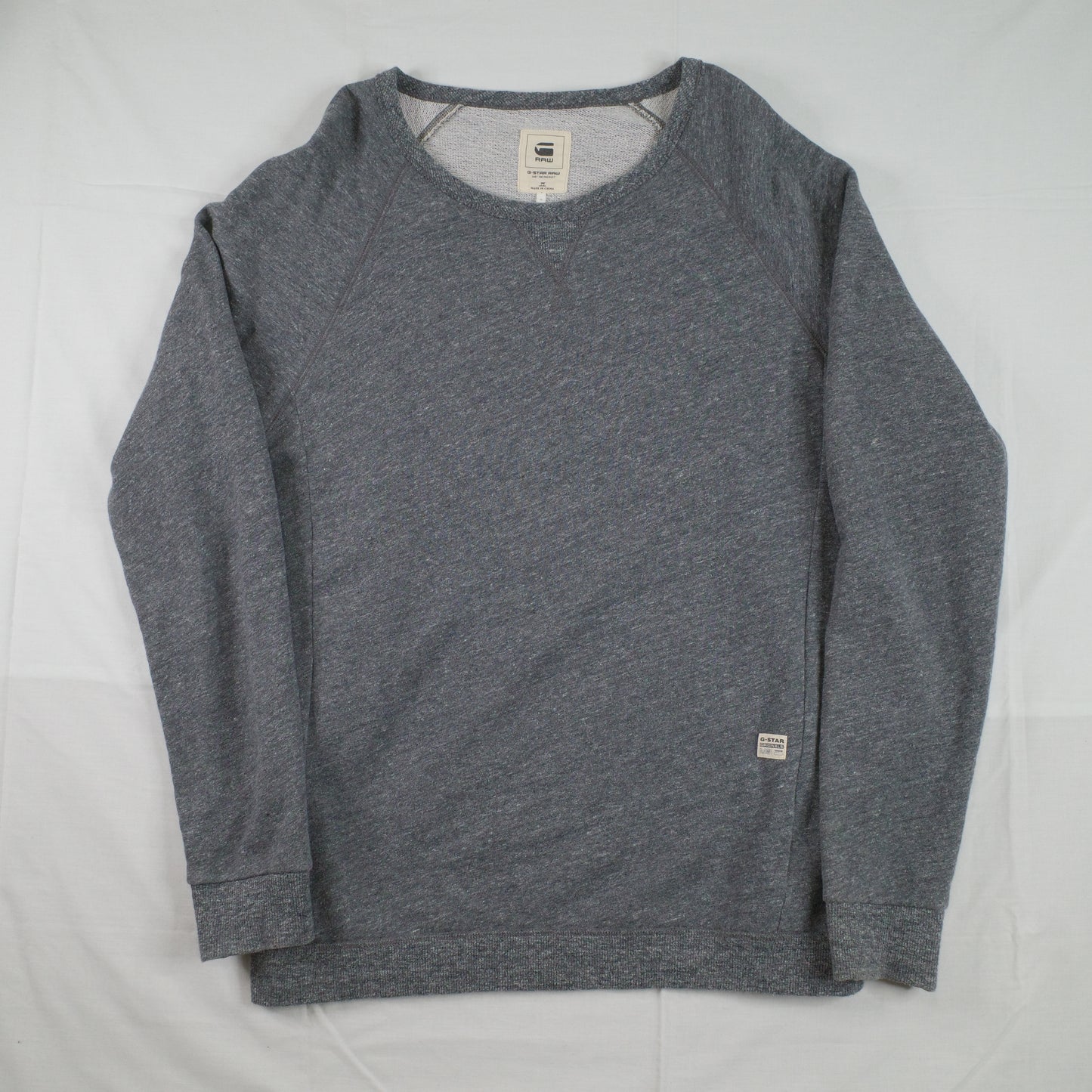 G Raw G Star Crewneck Wide Neck Crewneck Y2K Mens XL