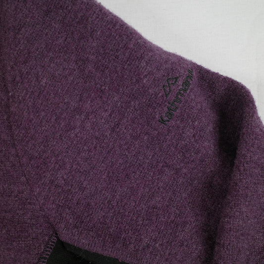 Kathmandu Merino 300+ Fleece Jacket Zip Up Hooded Womens 10