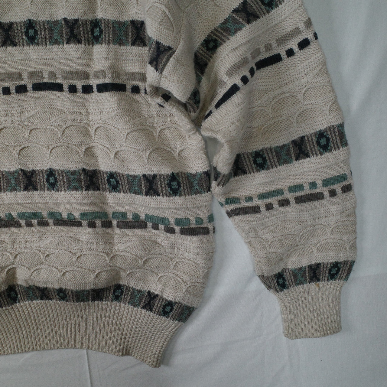 Rapp Knitwear Coogi Inspired Crewneck Australia Made Mens Medium