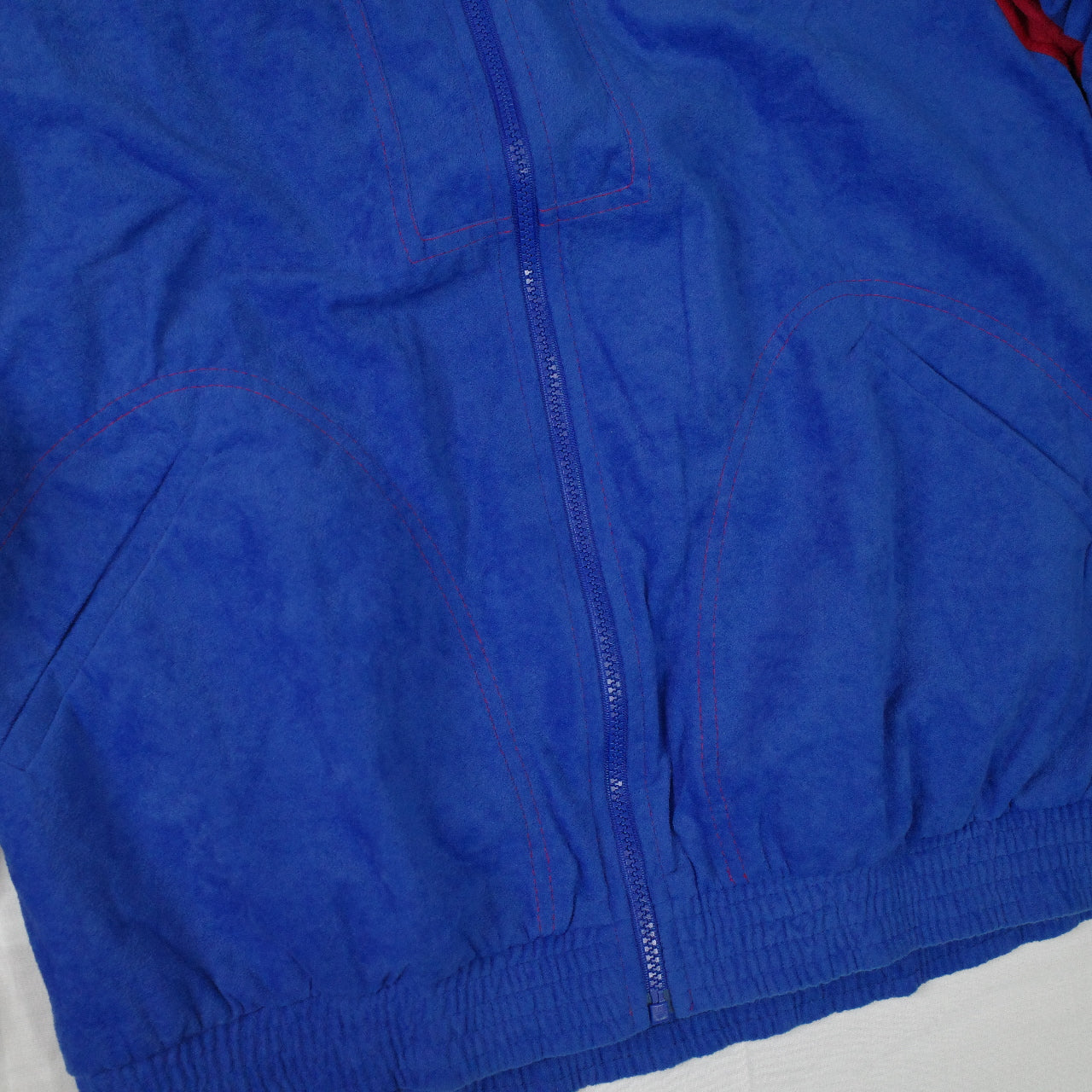 Vintage Sergio Tacchini Sample Italy Made Promo Blue Red Track Jacket Mens Medium NWT