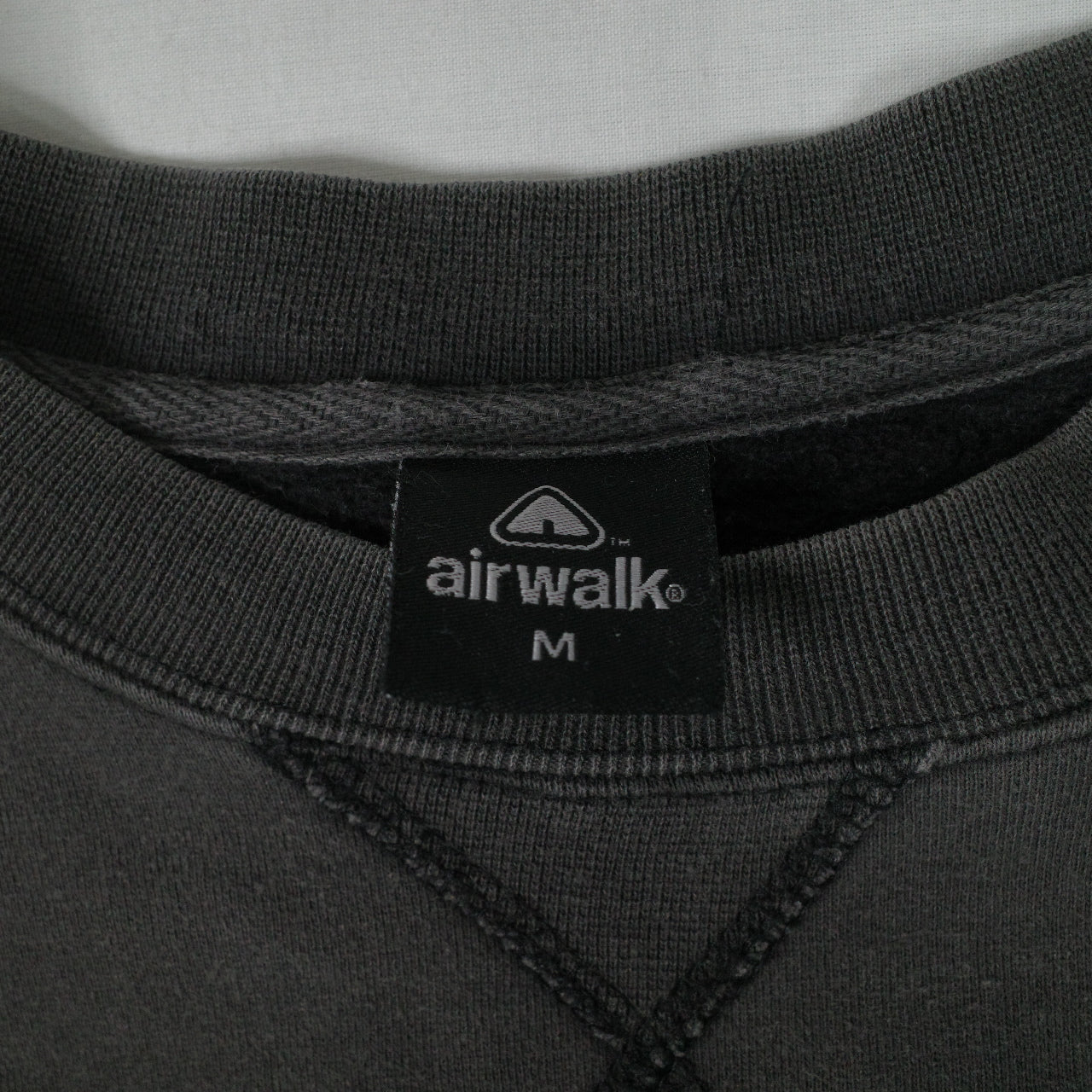 Vintage Airwalk Hardcore Mens Large Black Sweatshirt Crewneck Skateboard Mens Large