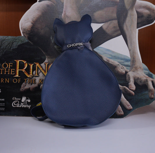New Chopin Roma Navy Cat Bag Backpack Italy Rhinstone Bag