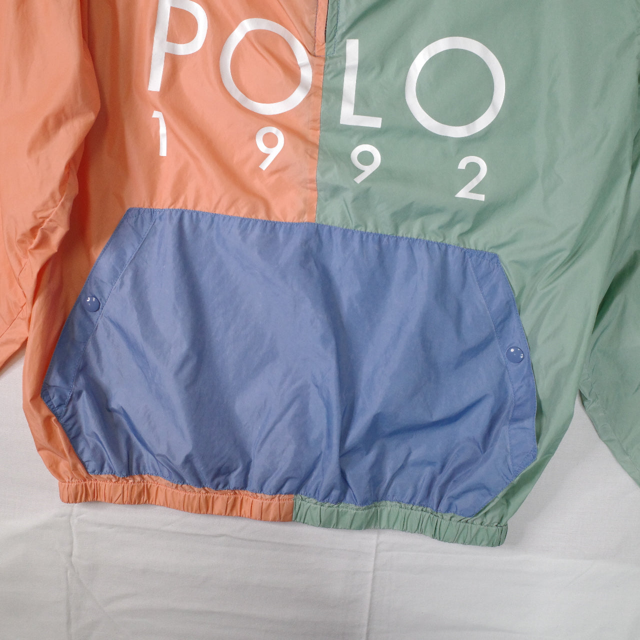 Polo Ralph Lauren Polo Sport Pastel 1992 Windbreaker Jacket Mens Medium NWT