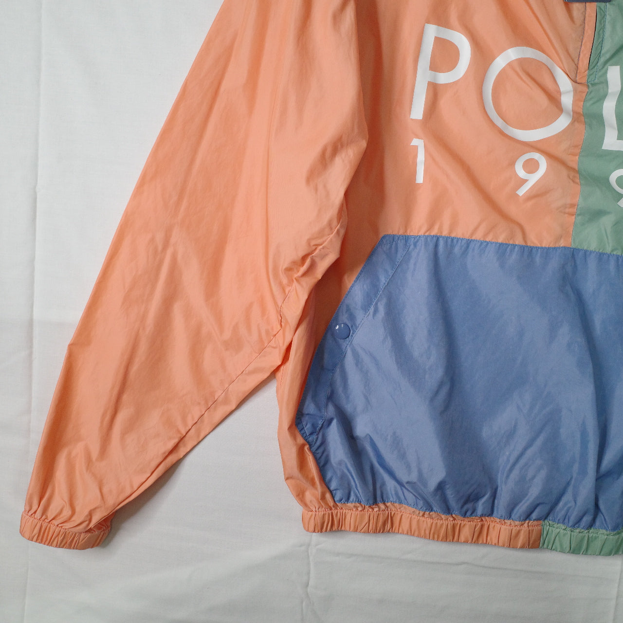 Polo Ralph Lauren Polo Sport Pastel 1992 Windbreaker Jacket Mens Medium NWT