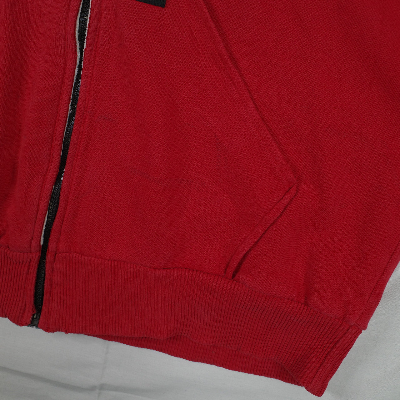 Dickies Red Hooded Jacket Mens Large