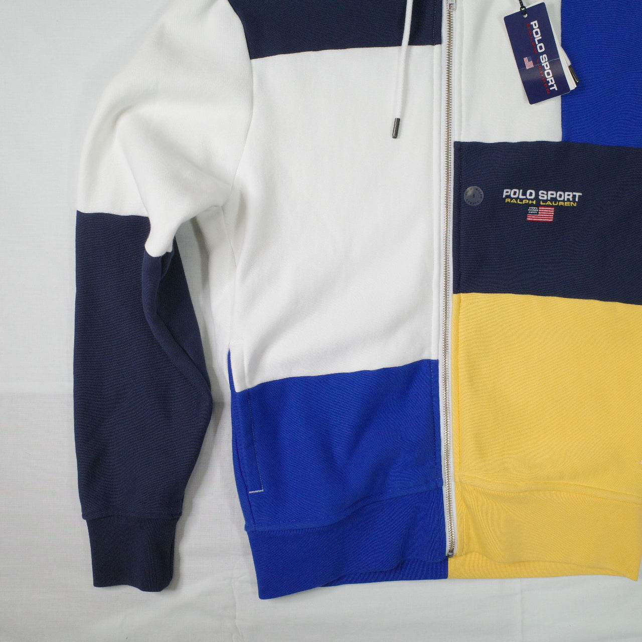 Polo Ralph Lauren Polo Sport Colour Block Zip Up Jacket Mens Small NWT
