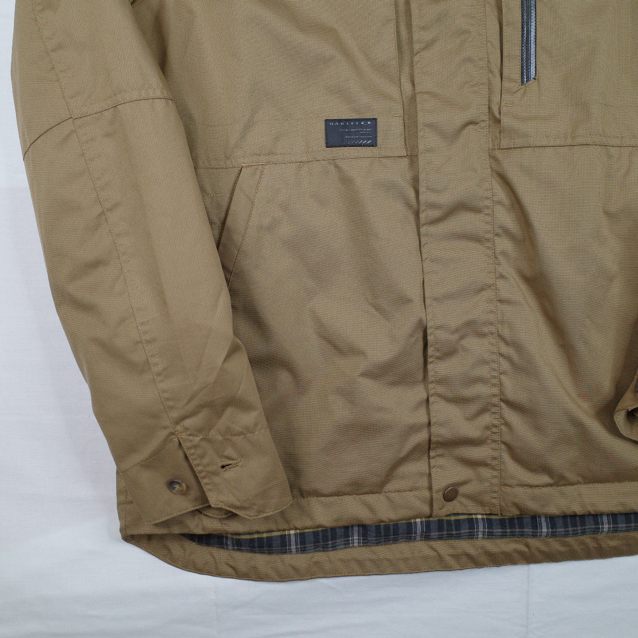 Oakley 2014 Spoiler Insulated Hooded Parka Jacket Mustard Men's L Needs Light Work