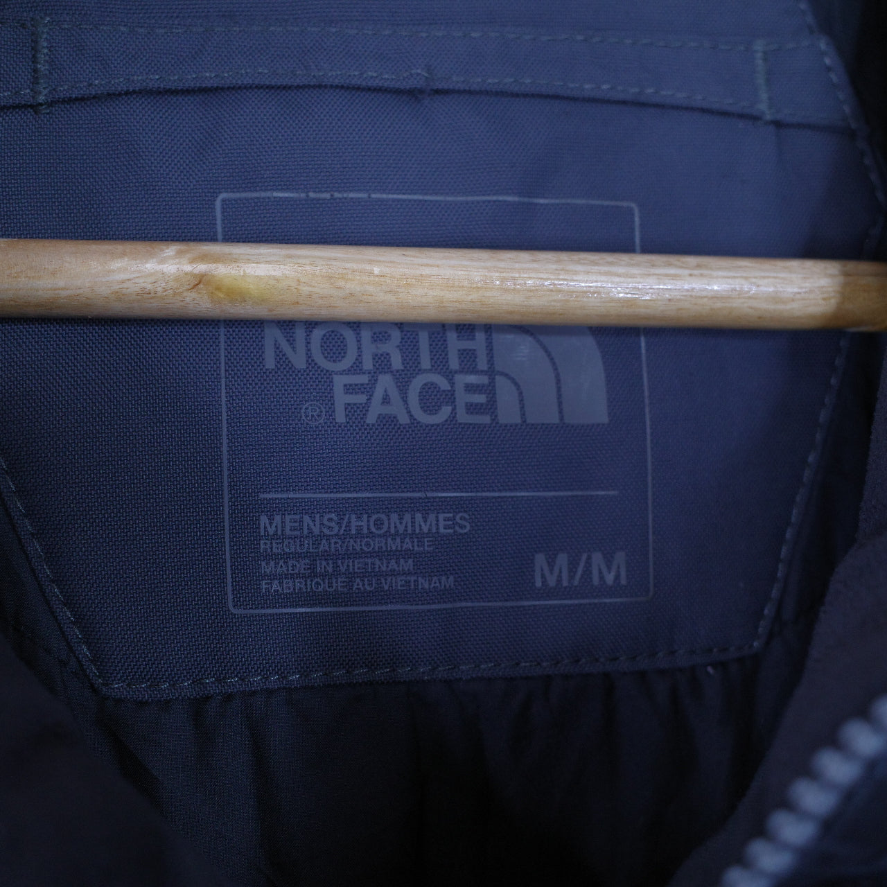 The North Face Black Camo Full Zip Waterproof Jacket Men's Medium Dryvent