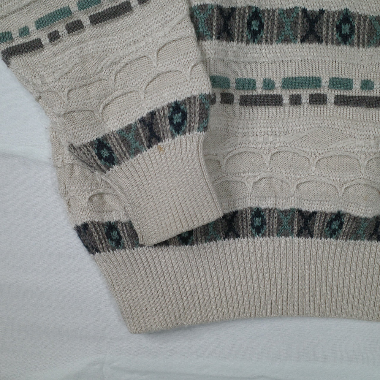 Rapp Knitwear Coogi Inspired Crewneck Australia Made Mens Medium