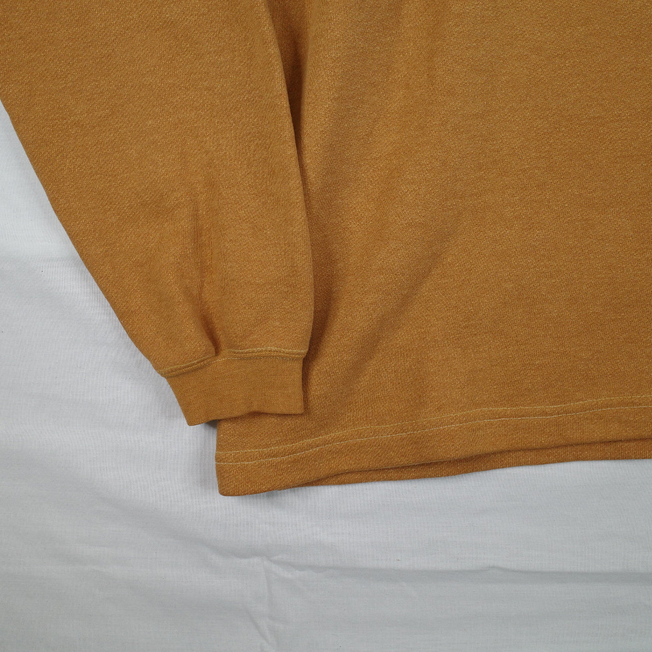Billabong China Mock Fleece Sweater Mustard Yellow Vintage 90's Mens Medium