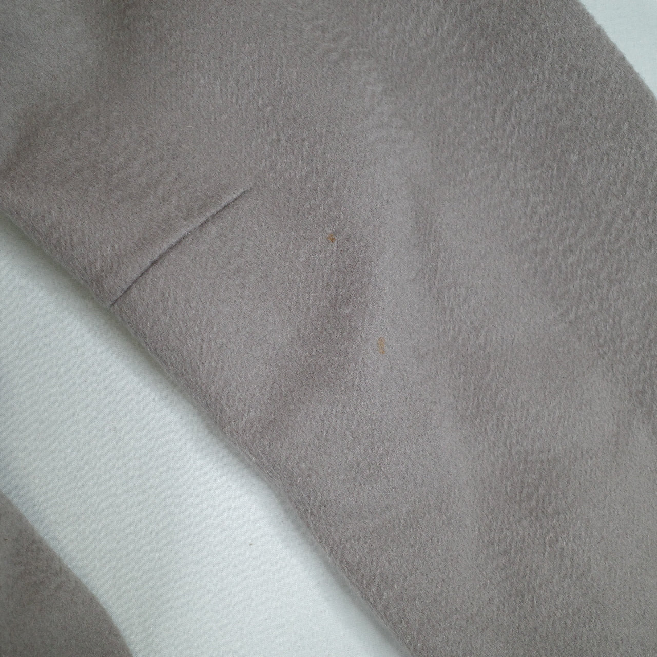 Max Mara Studio Light Brown Wool Shawl Coat Womens Tessuto Womens Large