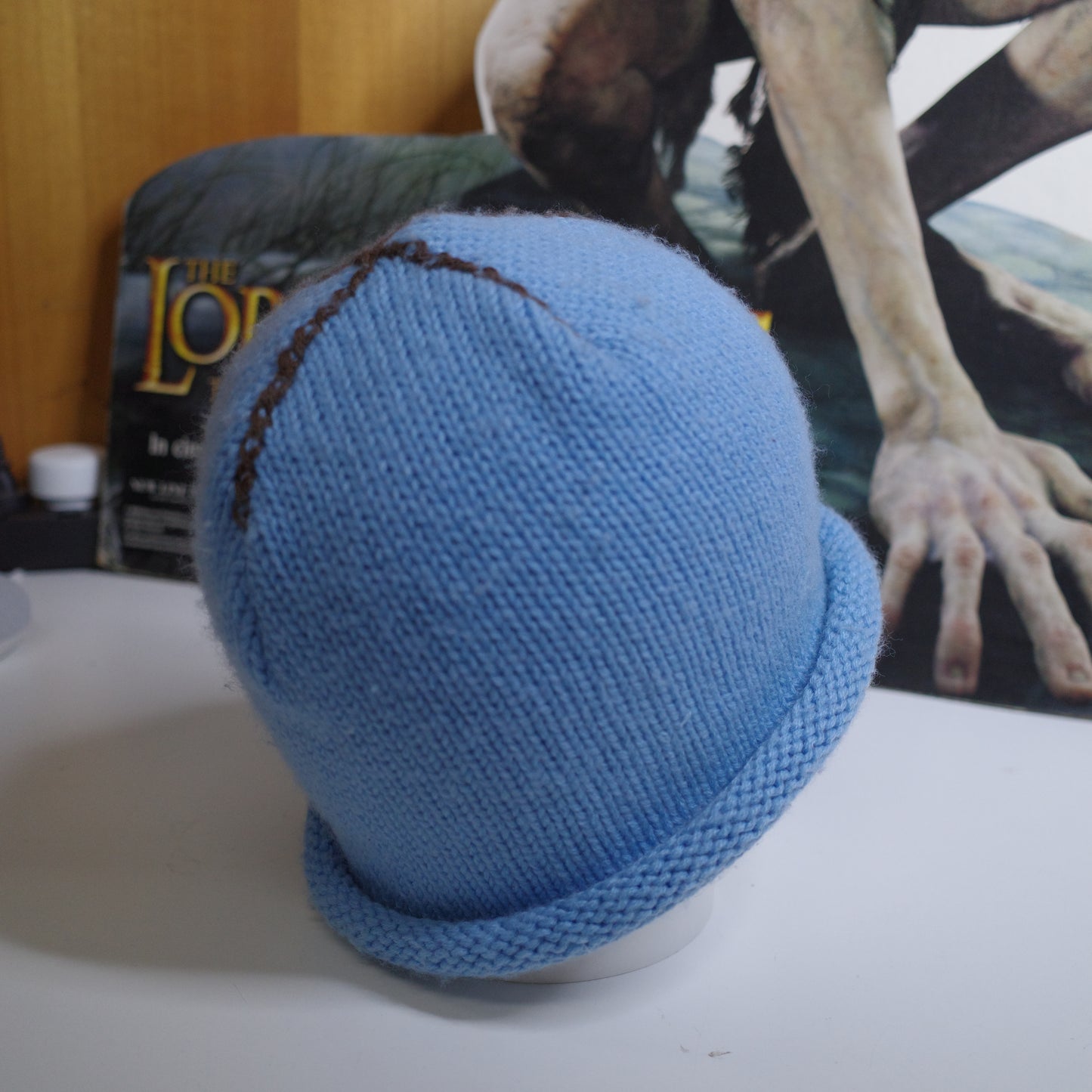 Stussy Australia Tag 00's Acrylic Knit Baby Blue Beanie