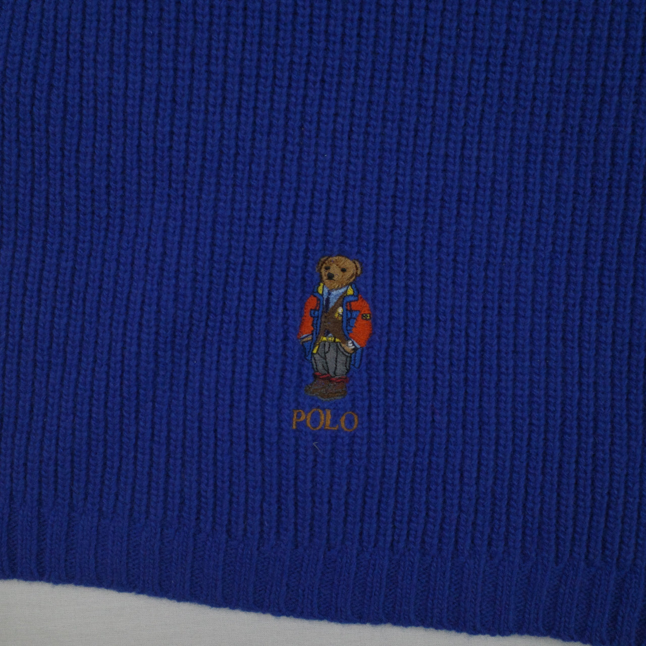 Polo Ralph Lauren Scarf Polo Bear Navy Knit