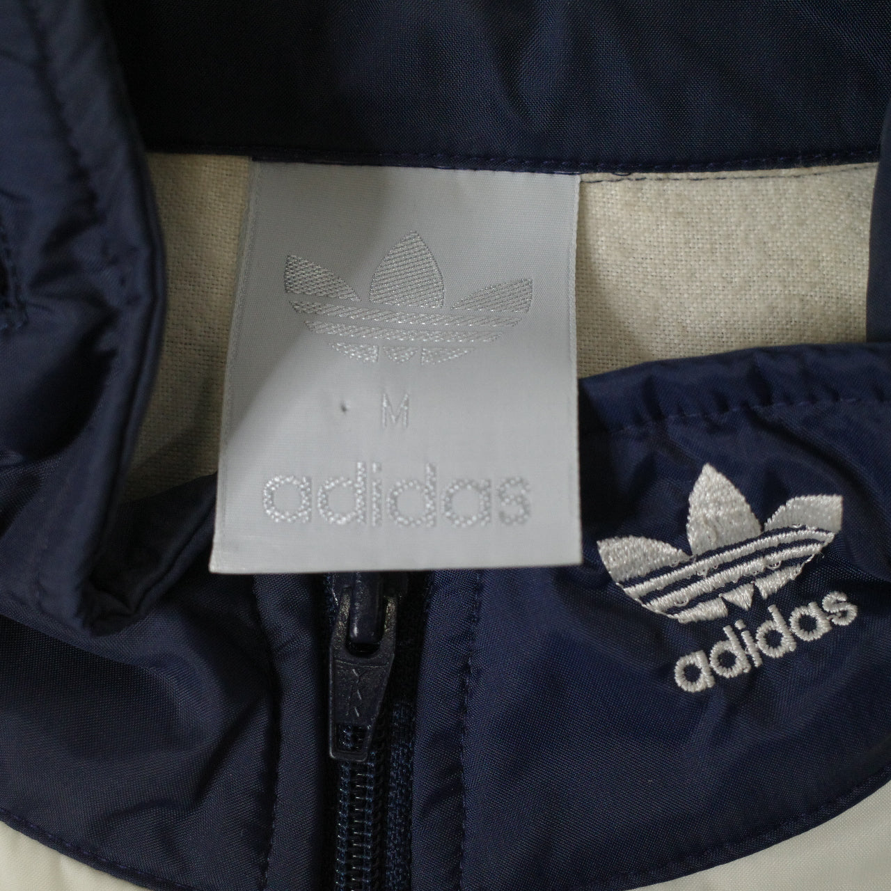 Vintage Adidas 90's New Zealand Made Blue White Lined Track Set Jacket Pants Mens Medium