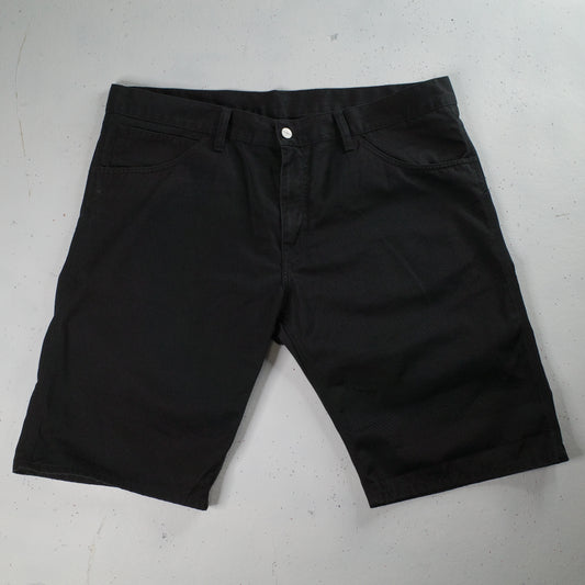 Carhartt Skill Shorts Mens Size Waist 38 Black Canvas