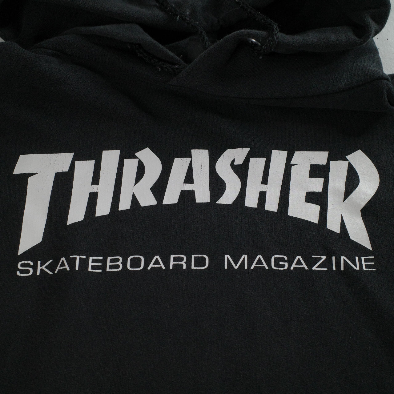 Thrasher Skateboard Magazine Black 2XL Hoodie Used Vintage