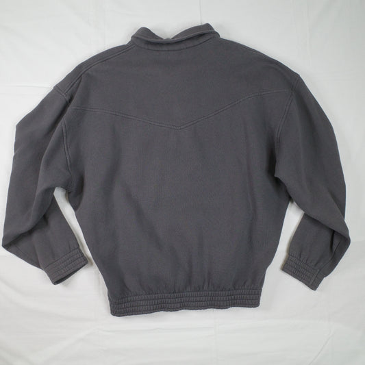 Black and Blue Elite Vintage Australian Made Quarter Zip Sweater Mens Medium