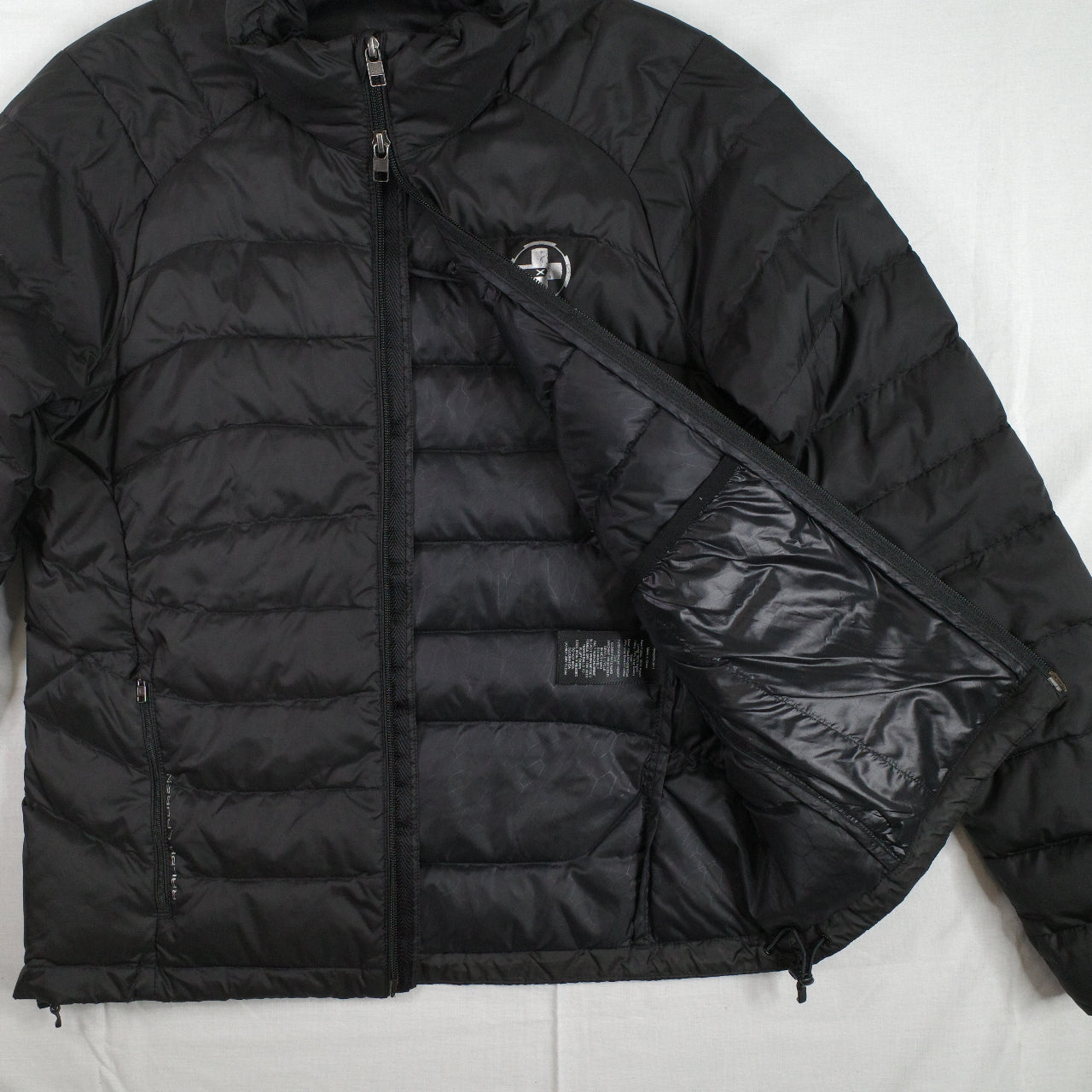 RLX Ralph Lauren Down Puffer Jacket Small Slim Fit Men Lightweight Black