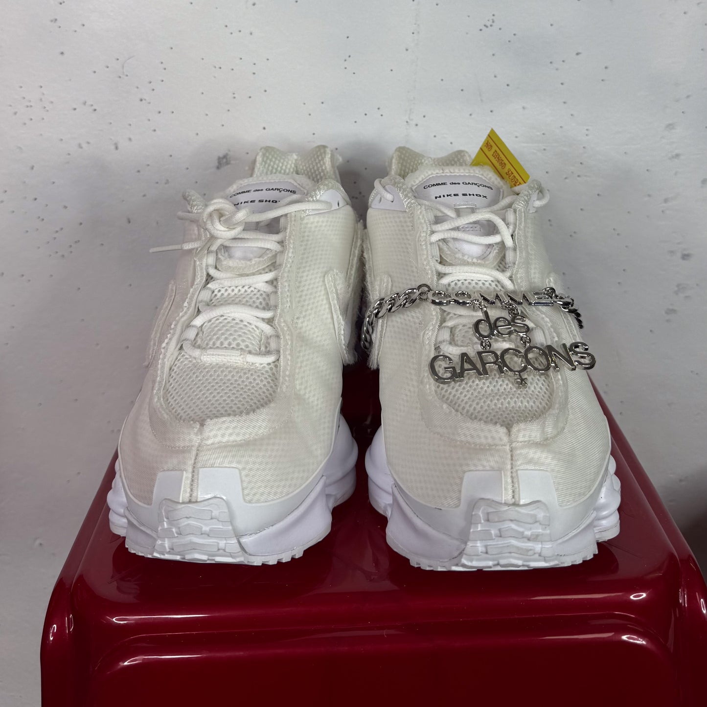 Comme Des Garcon Shox TL "White" Mens US9.5 Womens US11