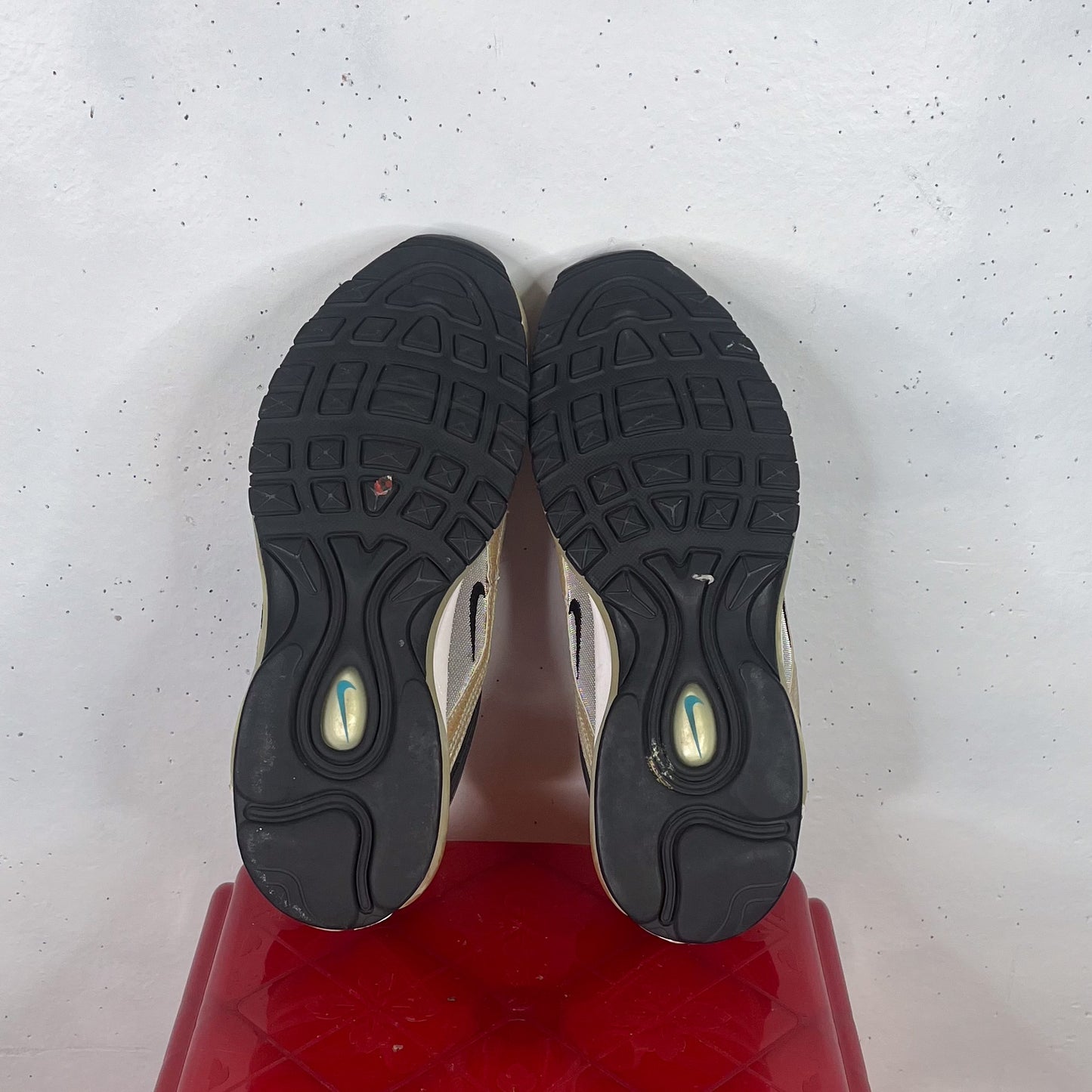 Nike Air Max 97 Silver Black Blue 2007 Mens US9.5