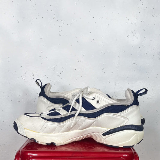 Vintage Adidas Torsion System Sneakers Mens White Blue 1997 Mens US11