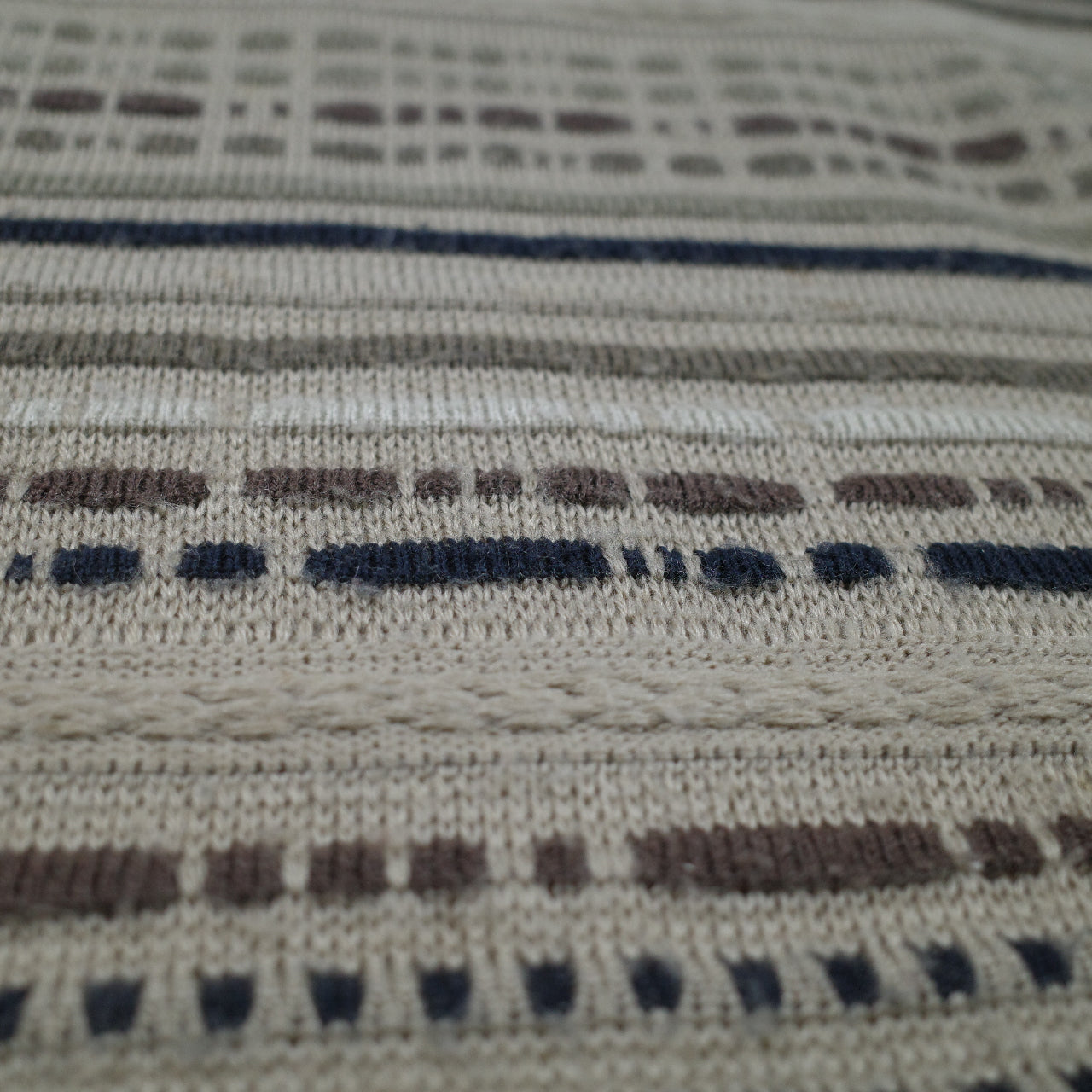 Moda Agostini 3D Knit Wool Cable Sweater Pullover Coogi Style Size 22