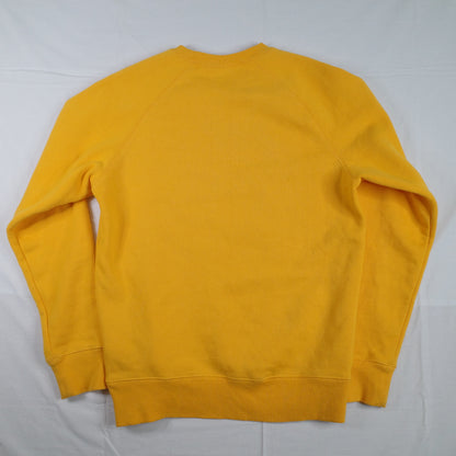 Carhartt WIP Chase Sweat Mens Medium Yellow Long Sleeve Jumper Crewneck