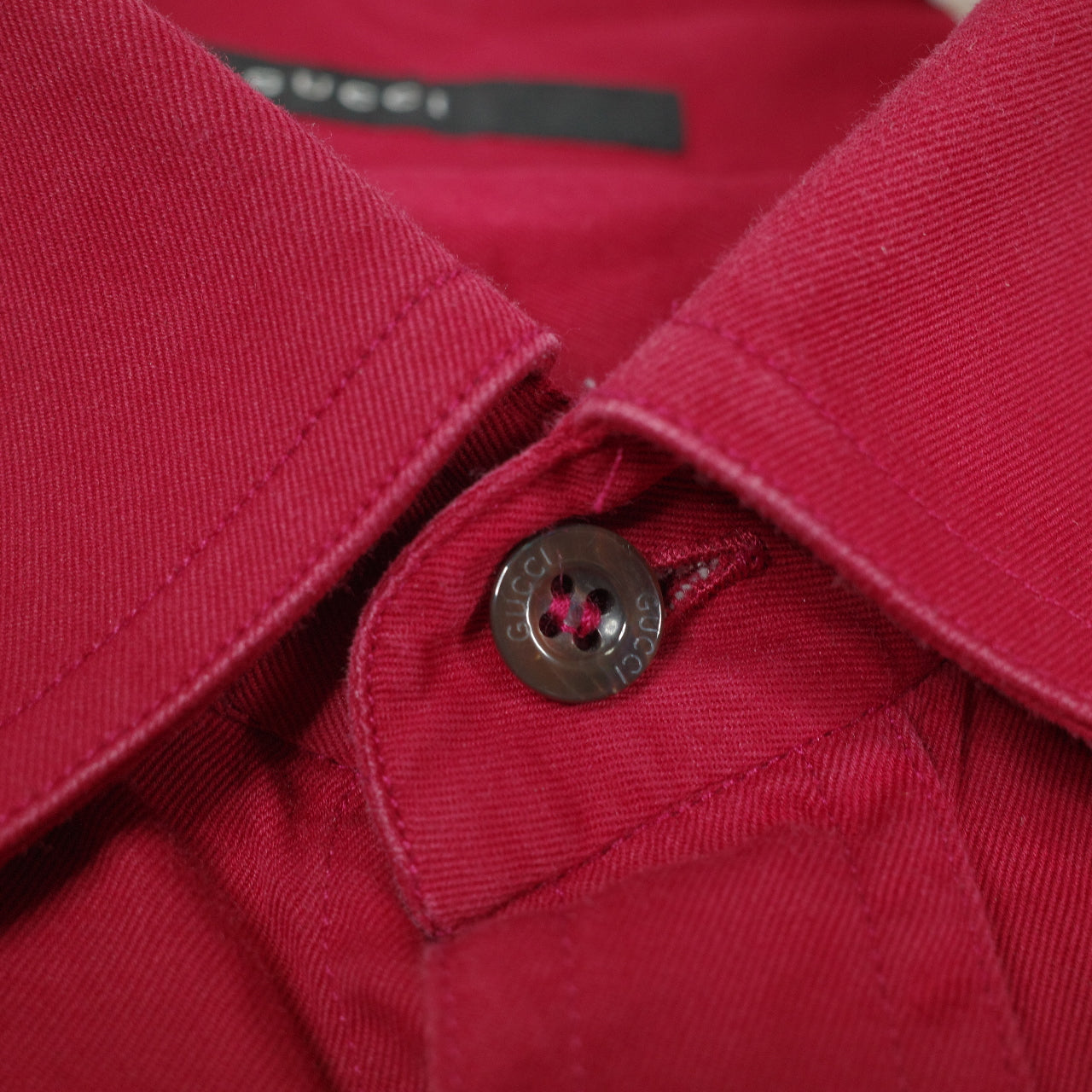 Gucci Mens Dress Shirt Button Up Mens Size 46/18