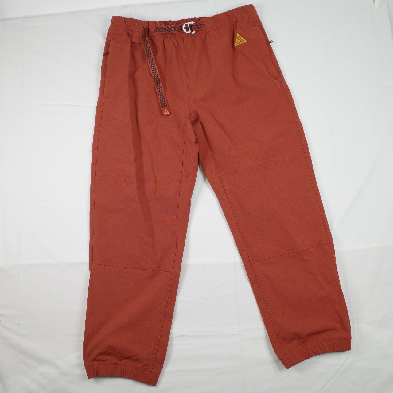 Nike ACG Dri-FIT UV Dev Trail Track Set Full Long Sleeve Button Up Pants Brown Mens Large SET NEW