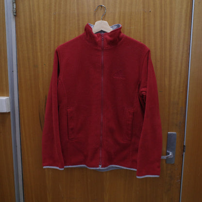 Adidas Reversible Vintage Fleece Nylon Jacket Grey Orange Women’s 10 Small