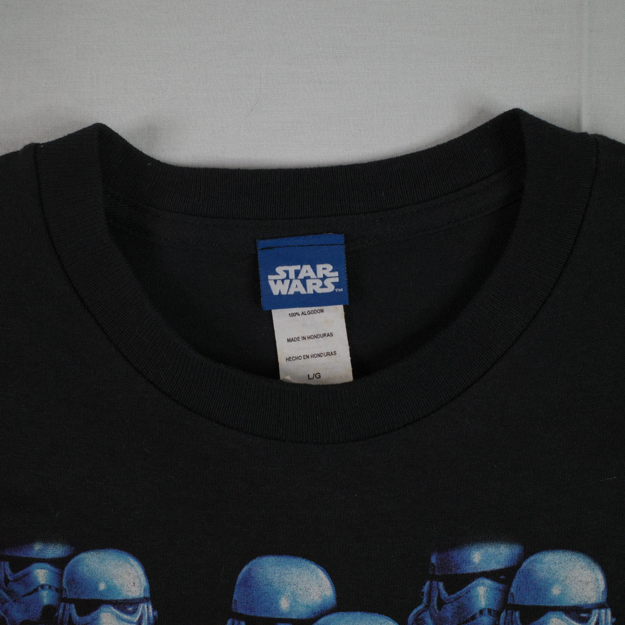 Vintage Star Wars T Shirt Storm Trooper Army Cool Blue Mens XL