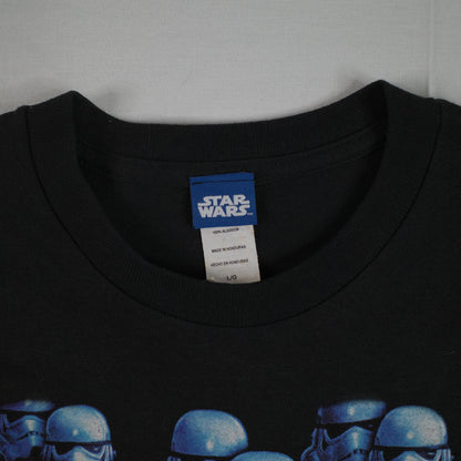 Vintage Star Wars T Shirt Storm Trooper Army Cool Blue Mens XL
