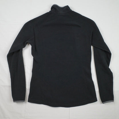 Kathmandu Jacket Thin Fleece Black Polartec Womens 8