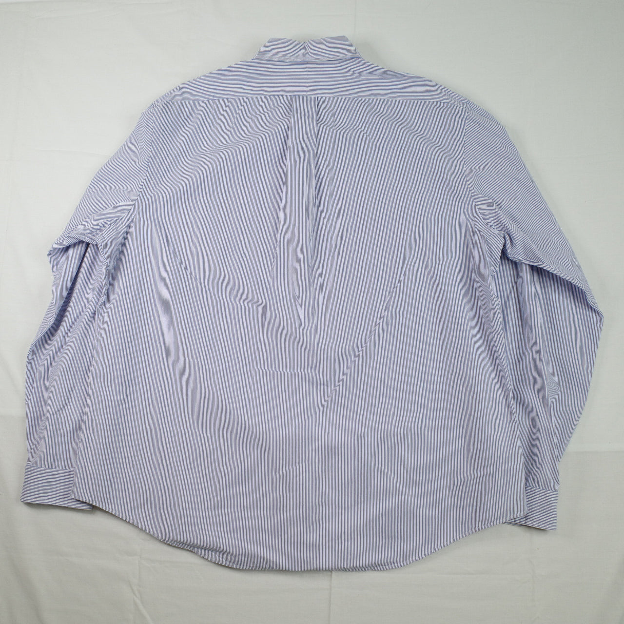 Polo Ralph Lauren Classic Fit Dress Shirt White Blue Pinstripe Button Up Mens XXL