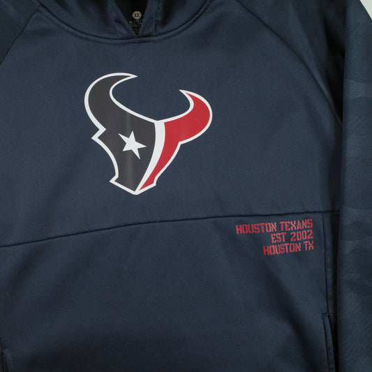 Texas Longhorns Houston Navy Hoodie Sweater Camo Sleeve Detail Mens XL