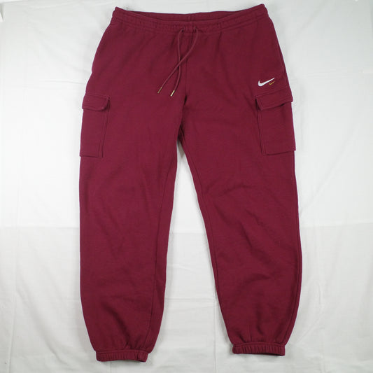 Nike Maroon Burgandy Pop Pocket Track Pant Sweat Pants Mens XXL