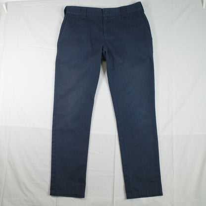 Dickies Slim Fit Chino Dark Blue Mens Waist 34~