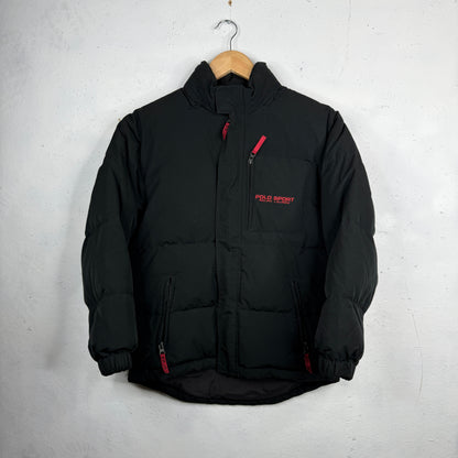 Polo Sport Ralph Lauren Vintage Black 67 Puffer Womens Medium
