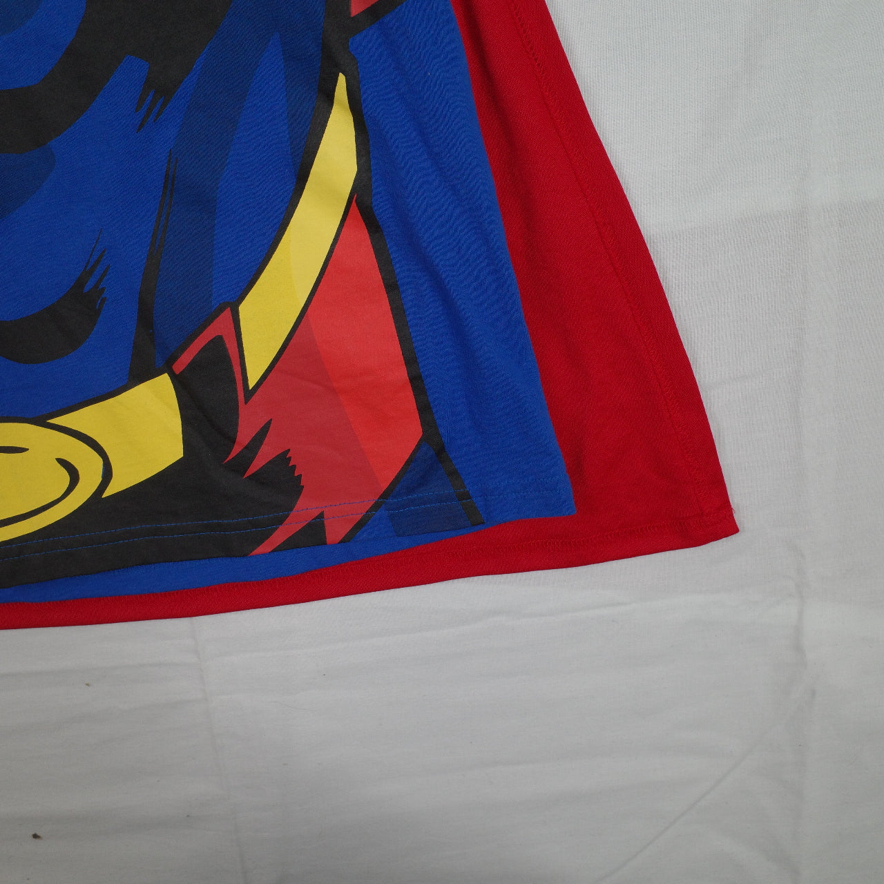 DC Comics Superman Costume T-Shirt With Cape Men's XL