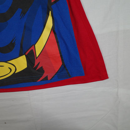 DC Comics Superman Costume T-Shirt With Cape Men's XL