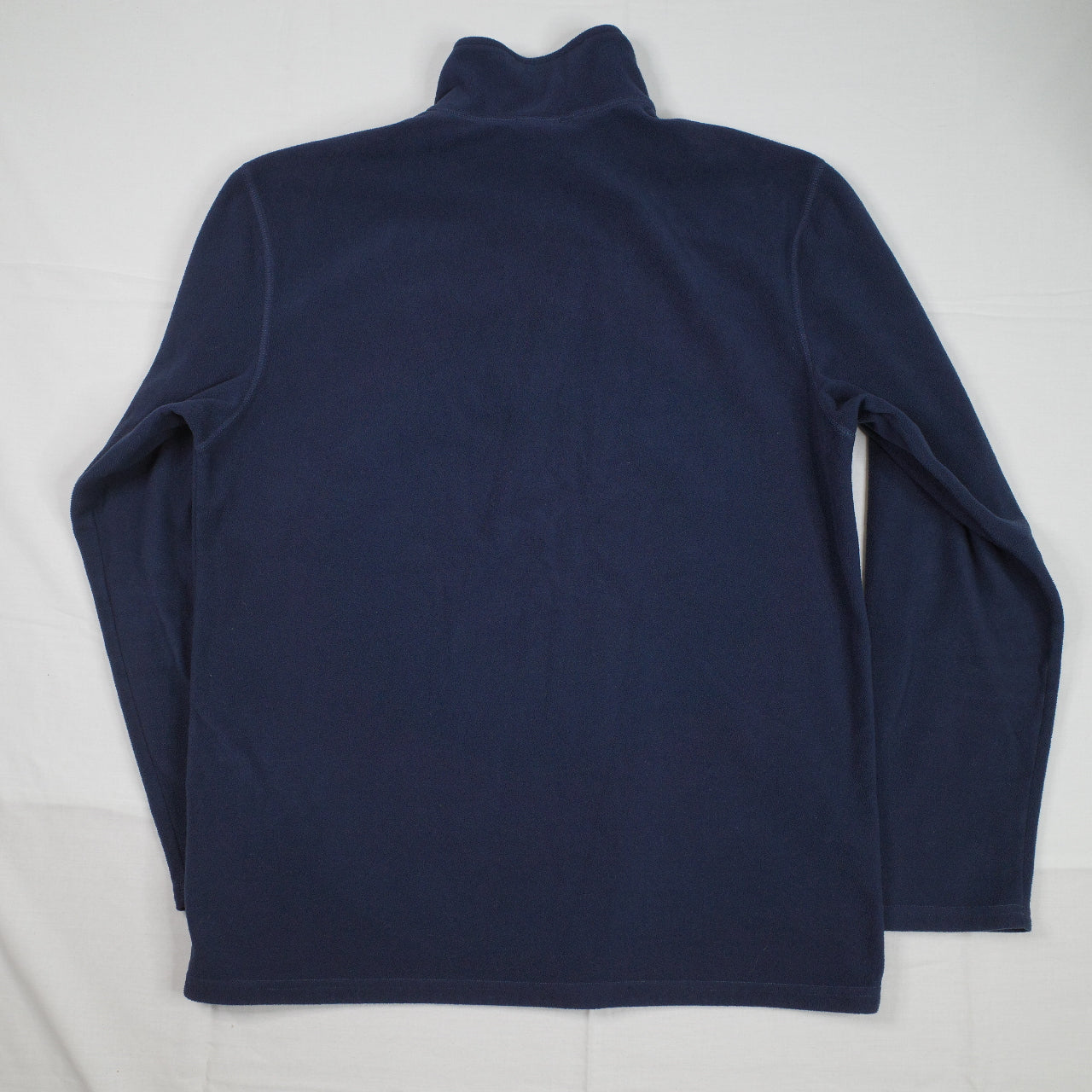 The North Face Navy Quarter Zip Thin Fleece Pullover Sweater Mens Large